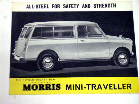 オートモビリア　印刷物 カタログ カタログ　Morris Mini Traveller 　オリジナル　当時物