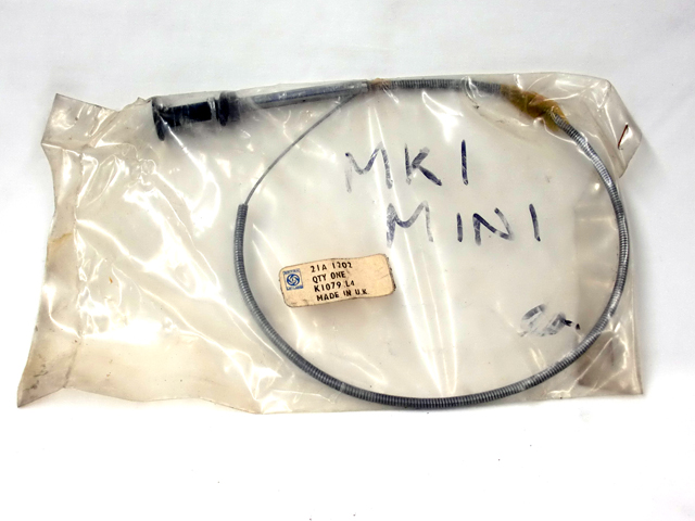 ミニ　MK1　チョーク・ケーブル　純正　未開封 英国車・MINIのレアパーツ フュエル＆エキゾート（Fueｌ/Exhaust)