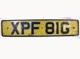 画像1: 英国　ナンバープレート   XPF81G (1)