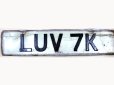 画像1: 英国　ナンバープレート   LUV7K (1)