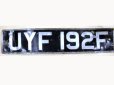 画像1: 英国　ナンバープレート   UYF192F (1)