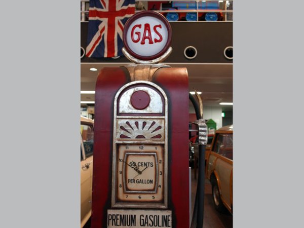 画像2: ガソリンポンプ・キャビネット レプリカ　木製 (2)