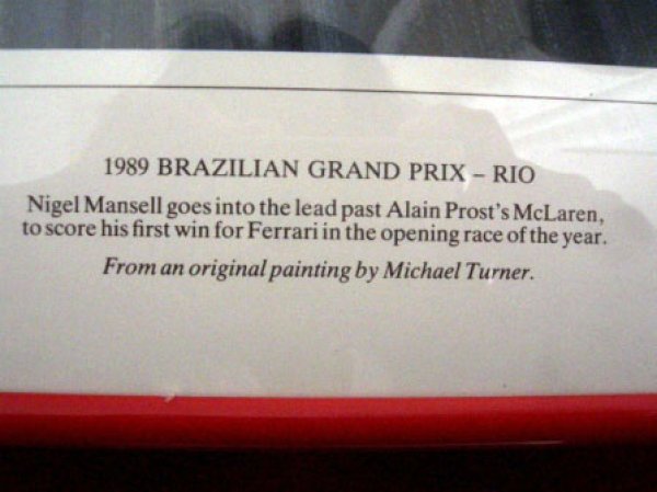 画像2: ポスター　1989　F1　Rio　 (2)