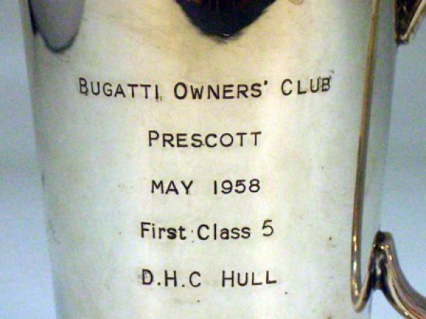 画像3: シルバープレート　カップ　Bugatti owners club D.Hull 1958 (3)