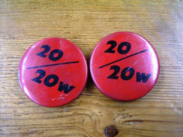 画像2: オイル・ボトル・トップビンテージ(赤）　1個 (2)