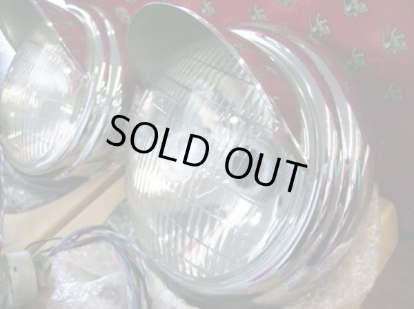 画像2: ヘッド・ランプAssy Lucas　ルーカス　ペア　未使用　希少品 (2)