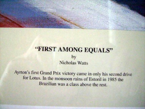 画像2: ポスター　アイルトン・セナ (2)