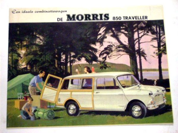 画像1: Morris 850 Traveller ドイツ版　オリジナル　当時物 (1)