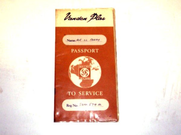 画像1: 小冊子　Vanden Plas Passport to service (1)