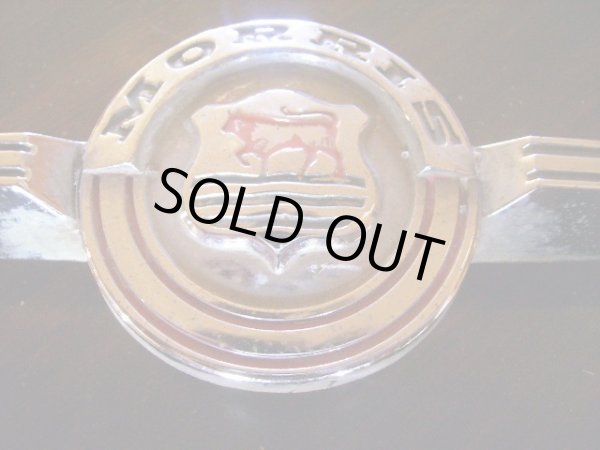 画像2: バッジ モーリス ミニ マイナーF 純正 中古 (2)