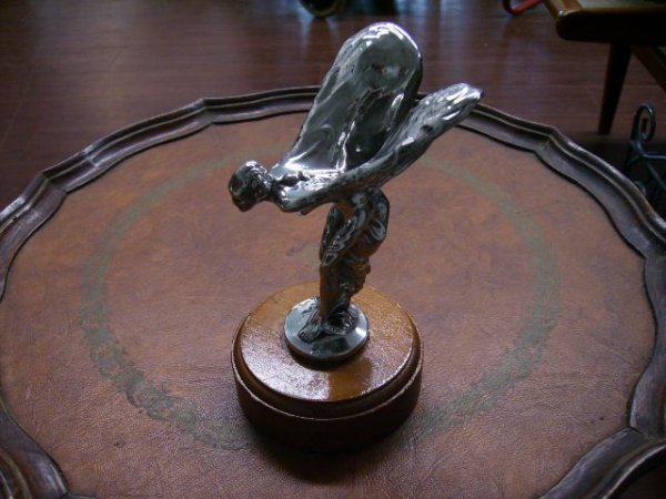 画像2: ロールスロイス　マスコット　シルバープレート (2)