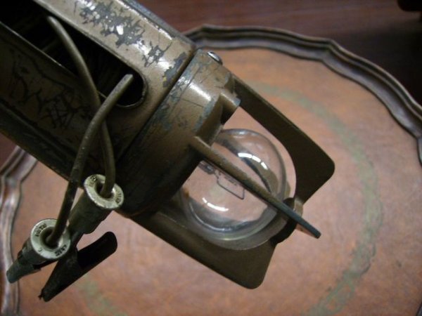 画像2: 作業用　ランプ　当時物 (2)