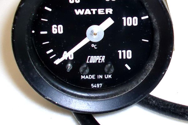 画像3: MINI　miglia（ミグリア）　フォーミュラーR　水温計　ゲージ　機械式　純正　新品 (3)