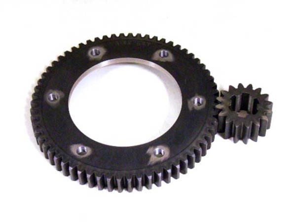 画像2: ホースパワーレーシング (JKD)　ファイナル　ギア　ストレートカット　LSD　デフ　3.75/60T (2)