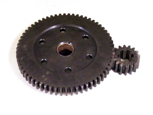 画像2: ホースパワーレーシング (JKD)　ファイナル　ギア　ストレートカット　スタンダード　デフ　4.07/61T (2)