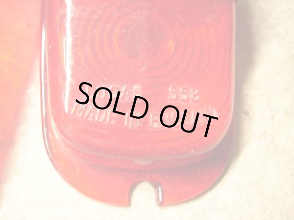 画像2: MINI　ピックアップ　MK-1　Lucas　レンズ　輸出モデル（赤一色）　純正　新品　ペア (2)