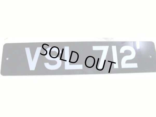 画像2: 英国　ナンバープレート ペア  VSL712 (2)