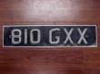 画像2: 英国　ナンバープレート ペア  810GXX (2)